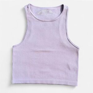Women’s Lavender Seriously Soft Seamless Cropped
High-Neck Tank Small